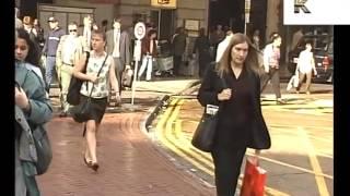 1990s London, Outside Victoria Station, Commuters
