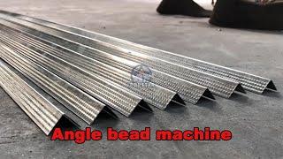 Angle bead roll forming machine | corner bead roll forming machine | metal angle bead machine