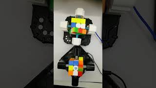 MoYu Robot Vs Gan Robot head to head #cubing #cubes #cube #puzzle #speedcubing