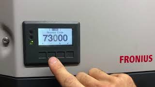 How to update or reload Fronius Inverter Country Setup