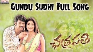 Gundu Sudhi Full Song II Chatrapathi Movie II  Prabhas, Shreya