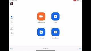 Schedule a Meeting with Invitees on Apple  Device Using Zoom App