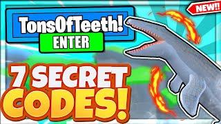 ALL *7* NEW SECRET OP CODES! In Roblox SharkBite!