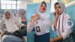 LIVE HIJAB SMA CANTIK GEMOY BODY MANTAP