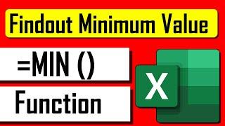 How to Use MIN Function in Excel