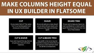 How to Make Columns Height Equal in Flatsome UX Builder