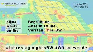 Begrüßung | Anselm Laube, Vorstand Heinrich Böll Stiftung Baden-Württemberg