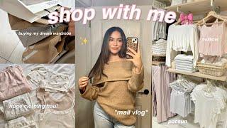 SHOPPING VLOG ️ huge clothing haul, winter essentials, buying my dream wardrobe