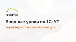 1С: Управление торговлей. Характеристики номенклатуры