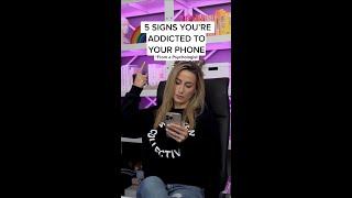 ️ 5 Signs You're Addicted To Your Phone - Dr Julie | #shorts