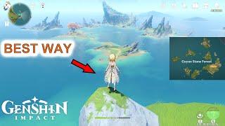 The Best Way to go to Guyun Stone Forest + Unlock Domain of Guyun - Genshin Impact