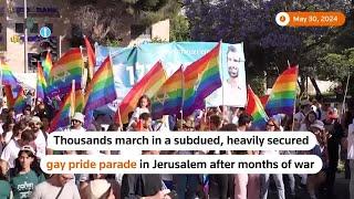 Amid war, Jerusalem gay pride parade a subdued affair | REUTERS