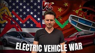 EV Electric Vehicle Dominance With USA vs China 100% Tariffs