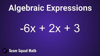 Intro to Algebraic Expressions