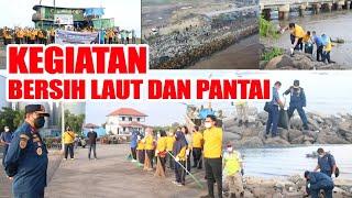 KEGIATAN BERSIH LAUT DAN PANTAI OLEH KSOP KELAS I DUMAI DAN PELINDO  DALAM RANGKA HARHUBNAS 2021