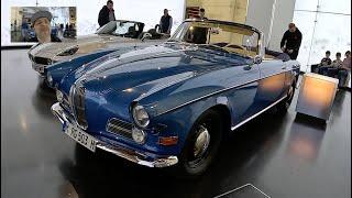 BMW 503 V8 Cabriolet convertible cabrio classic car Oldtimer 1 of 139 walkaround and interior V1978