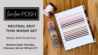 NEUTRAL EDIT THIN WASHI COLLECTION