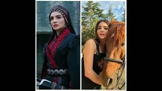 kurulus osman season 3 all female character in real life || #malhun #malhunhatun #bala #ertugrul