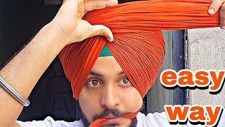 how to tie free style wattan wali pagg perfect shape, ਵੱਟਾਂ ਵਾਲੀ ਪੱਗ ਸਭ ਤੋ ਅਸਾਨ ਢੰਗ ਨਾਲ