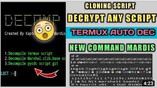 Tutorial Of Decrypt | Decrypt Marshal,Zlib,base Scripts | Decrypt Termux Scripts Install Mardis