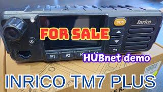 Inrico TM7 For Sale - Demonstration on Hubnet