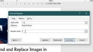 How to Find and Replace Images in a Word Document