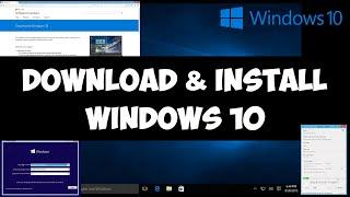 Download and install Windows 10