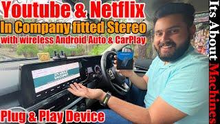 OTTOCAST | Convert Wired Carplay & AndroidAuto to Wireless | How to Play Youtube & Netflix in CAR