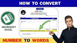 How To Convert NUMBER To WORDS In Excel - एक्सेल में NUMBER को WORDS में कैसे बदलें