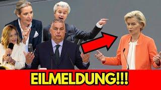  Viktor Orbán, Meloni, Geert, Alice Weidel LETZTE WARNUNG an Ursula von der Leyen