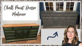 Annie Sloan Chalk Paint Dresser Makeover | Easy Two Step Makeover