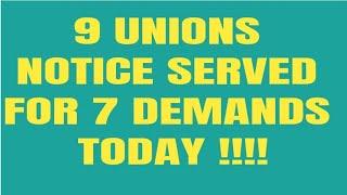 9 UNIONS II NOTICE SERVED