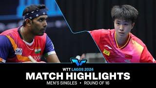 Sharath Kamal Achanta vs Luo Jiecheng | MS R16 | WTT Contender Lagos 2024