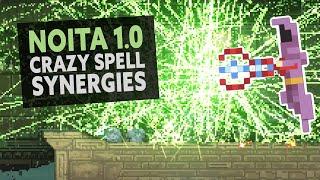 Noita 1.0 - SPELL SYNERGY GUIDE | This Has Some Crazy Combos!