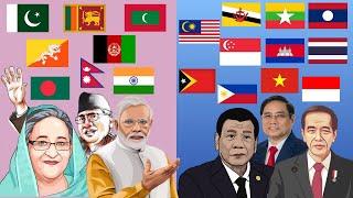 South Asia vs Southeast Asia country comparison 2022