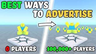 BEST Ways to Advertise your ROBLOX Game