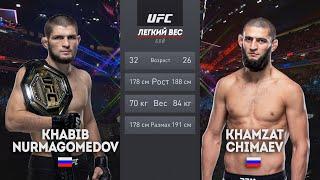 ХАБИБ НУРМАГОМЕДОВ vs ХАМЗАТ ЧИМАЕВ БОЙ в UFC