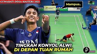 Tengil Di Depan Tuan Rumah..! Alwi Farhan Ngereog Hingga Bikin Ngakak di Guwahati Masters 2023