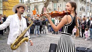 WELCOME to ITALY  L' italiano - Daniele Vitale & Karolina Protsenko | Violin & Sax Cover