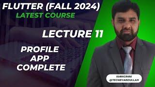 Flutter in Urdu 2024 | Profile App Complete in Flutter | @TechByAbdullah79  #flutterinhindi