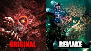 DEAD SPACE REMAKE (2023) VS ORIGINAL (2008) BOSS BATTLE COMPARISON & ENDING CUTSCENE 【4K60ᶠᵖˢ】