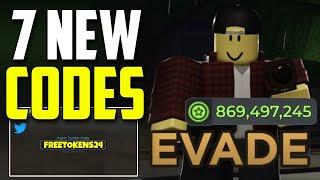 *NEW* ALL WORKING CODES FOR EVADE IN 2024! ROBLOX EVADE CODES