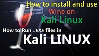 How to install and use Wine on Kali Linux! || Run Windows Programs in Kali Linux ||