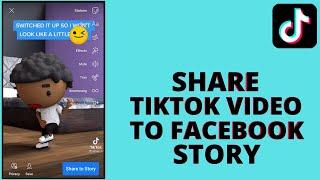 How to share tiktok video to Facebook story (2023)