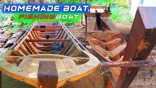 HOW TO MAKE BOAT | Small fishing boat | Homemade boat