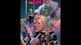 Making of a Guardians of the Galaxy cover.   Prelim sketch with commentary.