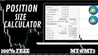 How To Calculate Lot Size and Place Trades in 2 Seconds | FREE