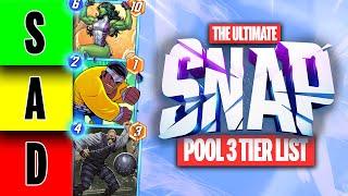 The ULTIMATE Pool 3 Tier List - Updated for February - Marvel Snap