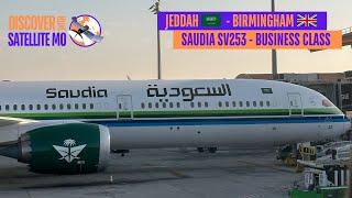 Jeddah to Birmingham Saudia Business Class B787-10 Flight Review