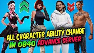 DIMITRI ABILITY CHANGE | OLIVIA ABILITY CHANGE | THIVA ABILITY CHANGE | KAPELLA ABILITY CHANGE OB40